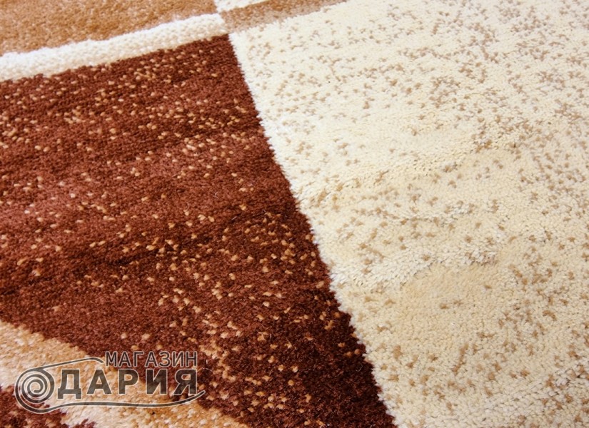 Тъкан персийски килим Blue stones d401_brown